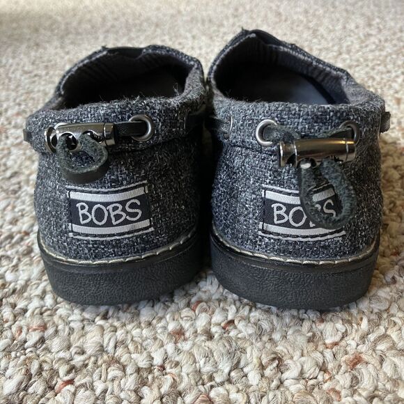 Skechers Bobs Chill Luxe Urban Frost Womens Alpargata Flat Charcoal US Size 7.5 - Picture 4 of 9